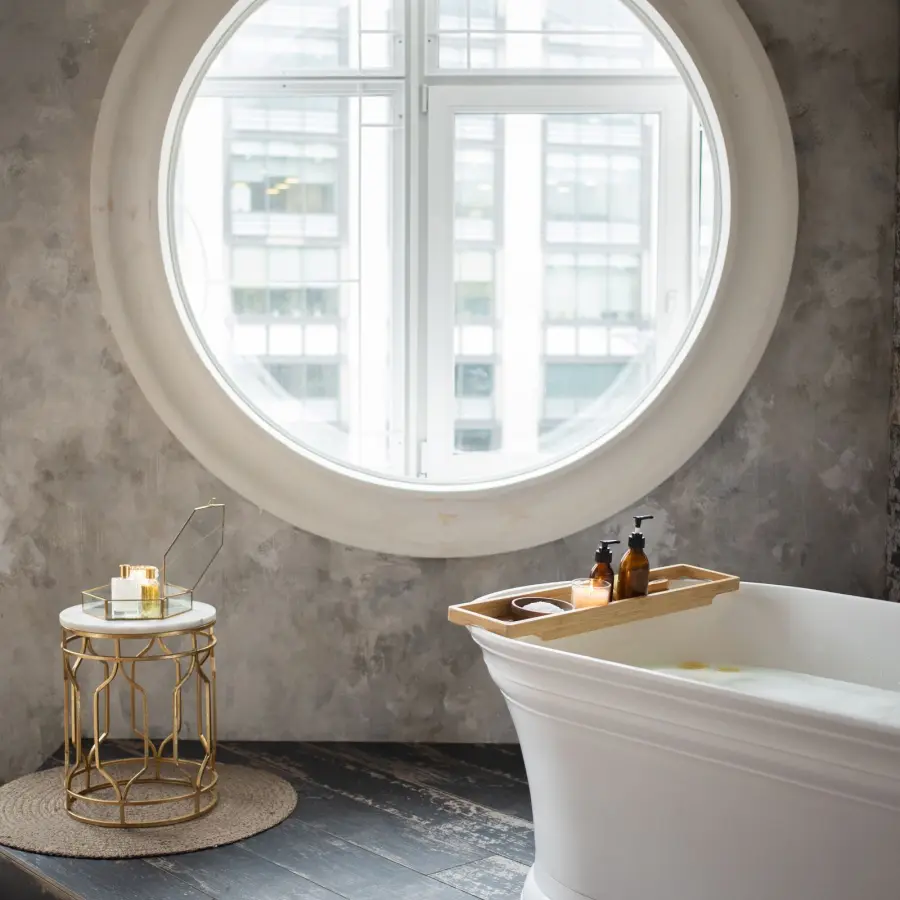 Finished bathroom