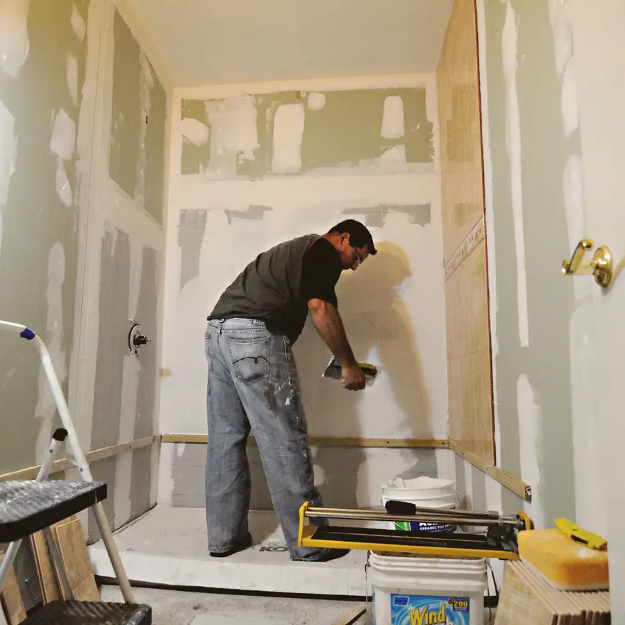 Finished bathroom