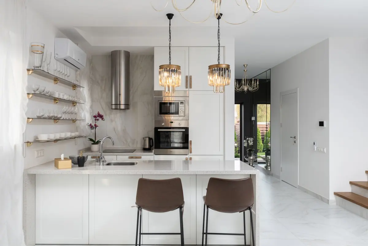 A finished kitchen